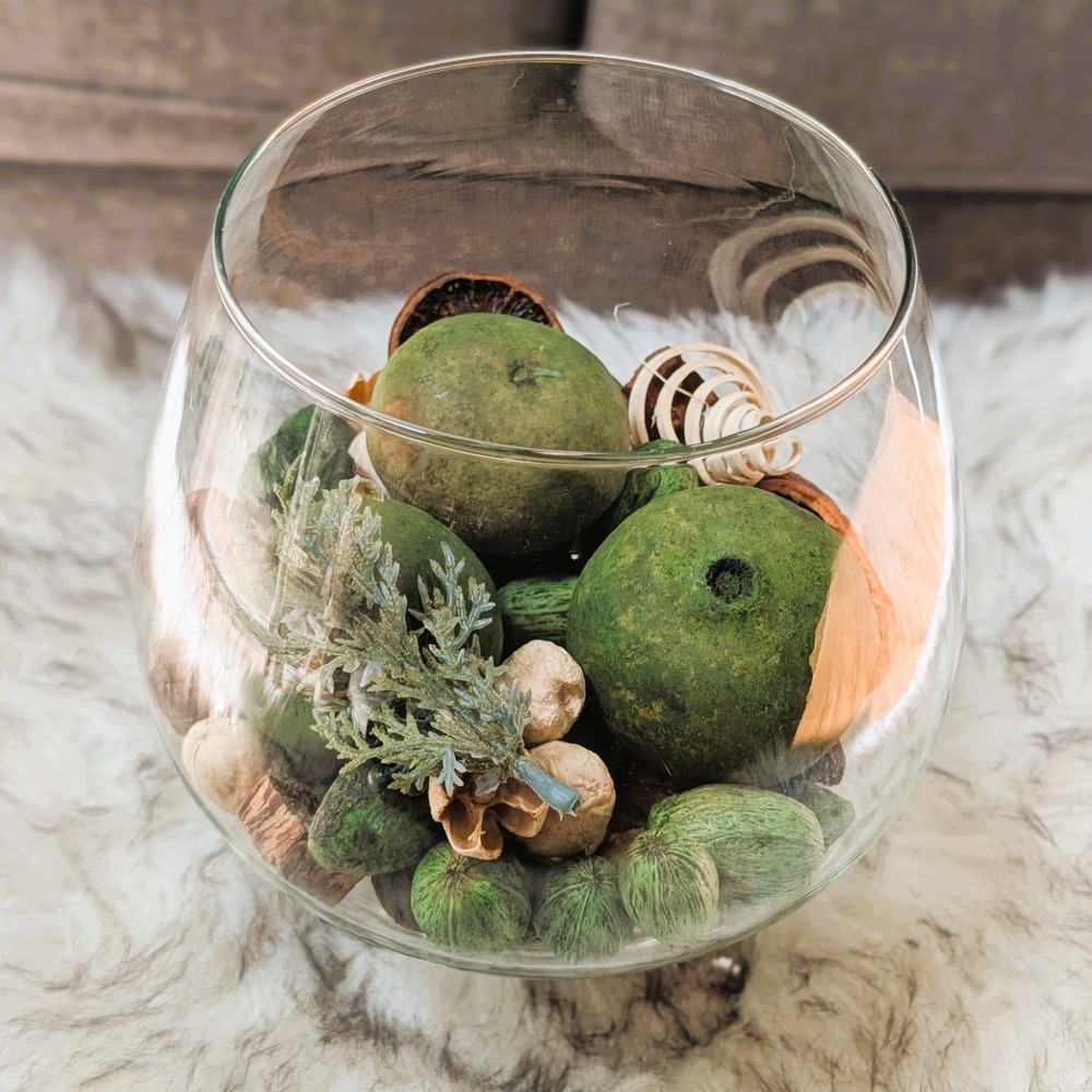 Decorative Faux & Dried Fruits, Nuts + Botanicals